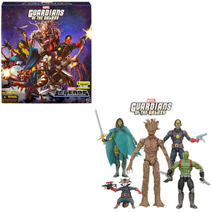 Marvel Legends Guardians of the Galaxy Comic Edition Action Figure 5-Pack [Groot, Drax, Rocket, Star Lord, Gamora & Baby Groot] [EE Exclusive]