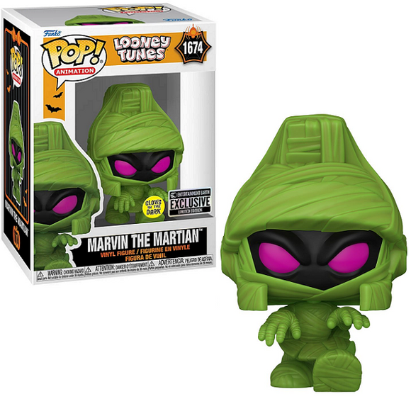 Marvin The Martian #1674 - Looney Tunes Funko Pop! Animation [Halloween Gitd EE Exclusive]