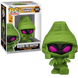 Marvin the Martian Mummy #1674 Looney Tunes Halloween Funko Pop shown in and out of the box.