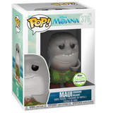 Maui Shark Head #376 Funko Pop displayed inside the box, front view