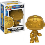 Mega Man Gold #102 Mega Man Funko Pop in box and out of box