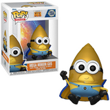 Mega Minion Gus #1554 Despicable Me 4 Funko Pop figure shown in and out of box