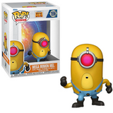 Mega Minion Mel #1556 Despicable Me 4 Funko Pop figure shown in and out of box
