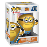 Mega Minion Dave #1553 Despicable Me 4 Funko Pop in box
