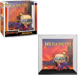 Megadeth #61 Funko Pop Albums shown in-box and out-of-box, front view