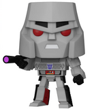 Megatron #132 Transformers G1 40th Funko Pop figure outside the box.