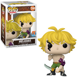 Meliodas Demon Mode #1344 Funko Pop! shown in box and out of box, front view