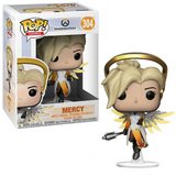 Mercy #304 Overwatch Funko Pop Games figure in box and out of box