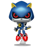 Metal Sonic #916 Sonic The Hedgehog Funko Pop Games figure out of box, front view