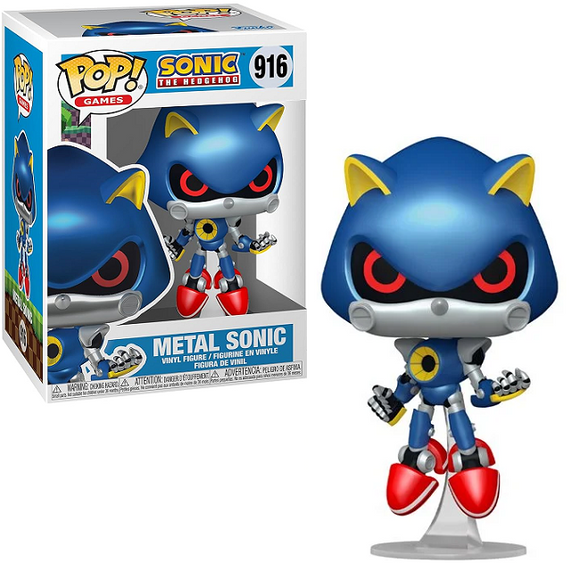 Metal Sonic #916 = Sonic The Hedgehog Funko Pop! Games