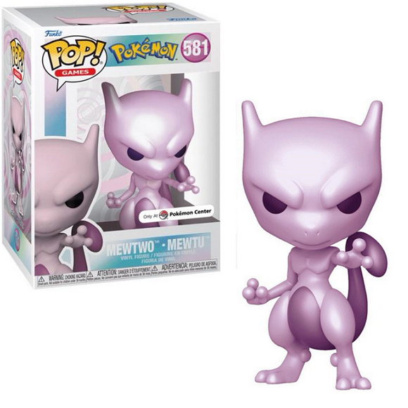 Mewtwo #581 - Pokemon Funko Pop! Games [Pearlescent Pokemon Center Exclusive]