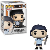 Michael Scott Survivor #1005 Funko Pop in box and out of box