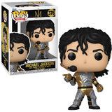 Michael Jackson #376 Funko Pop shown in-box and out-of-box, front view