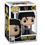 Michael Jackson #383 Funko Pop displayed inside the box, front view