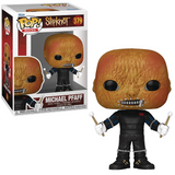 Michael Pfaff #379 Slipknot Funko Pop shown in-box and out-of-box, front view