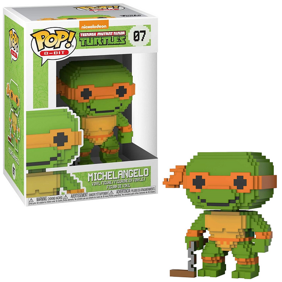 Michelangelo #07 8-Bit TMNT Funko Pop! in and out of box
