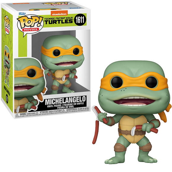 Michelangelo #1611 - Teenage Mutant Ninja Turtles Funko Pop! Movies [Sausage Link Nunchucks]