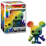 Mickey Mouse #01 Rainbow Disney Funko Pop in box and out of box