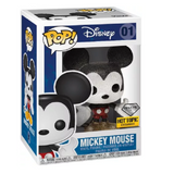 Mickey Mouse Funko Pop #01 Diamond Hot Topic Exclusive boxed