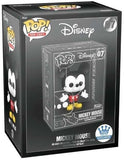 Mickey Mouse Die-Cast Funko Pop #07 Chase in box