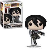 Mikasa Ackermann #1446 Attack on Titan Funko Pop Animation figure in box and out of box front view