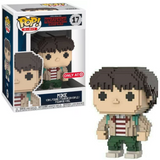 Mike #17 8-Bit Stranger Things Funko Pop figure with in-box and out-of-box view