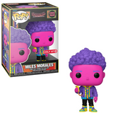 Miles Morales #1233 Spider-Man Across the Spider-Verse Funko Pop Blacklight Target Exclusive in box and out of box