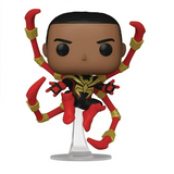 Miles Morales Iron Spider #1448 Funko Pop out of box