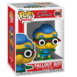 Milhouse as Fallout Boy #1655 Funko Pop in box