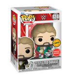 Million Dollar Man Ted DiBiase #124 Funko Pop displayed inside the box, front view