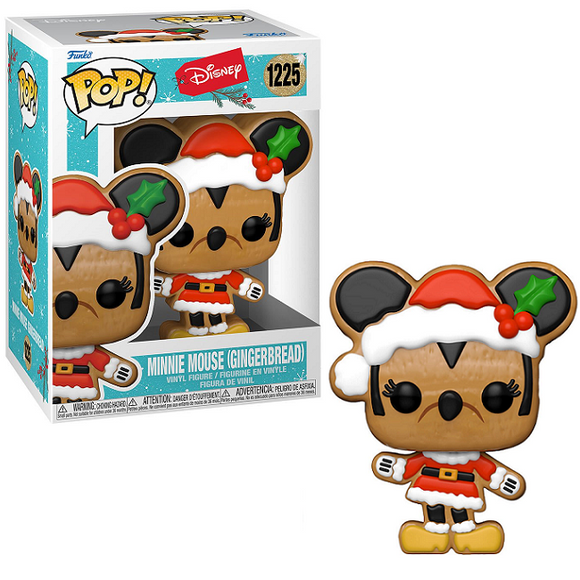 Minnie Mouse [Gingerbread] #1225 - Disney Funko Pop! [Holiday]