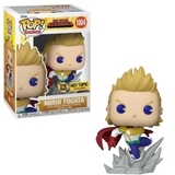 Mirio Togata #1004 My Hero Academia GITD Hot Topic Exclusive Funko Pop figure in box and out of box