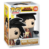 Momo Yaoyorozu #1350 My Hero Academia Funko Pop Animation Cannon figure in original box front view