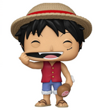 Monkey D. Luffy #1771 One Piece Funko Pop Animation holding meat out of box