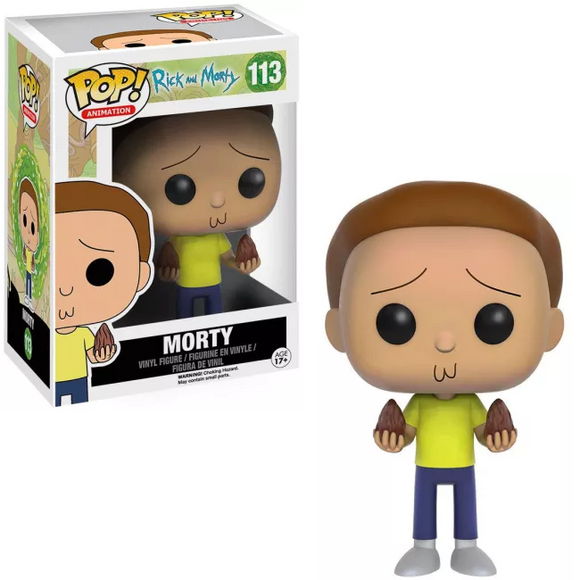 Morty #113 Rick and Morty Funko Pop in box and out of box