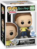 Morty with Shrunken Rick Funko Pop #958 in box