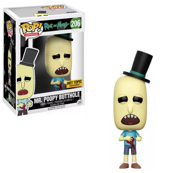 Mr. Poopy Butthole #206 Funko Pop! in box and out of box