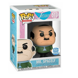 Mr. Spacely #513 The Jetsons Funko Pop displayed inside the box, front view