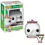 Mrs. Potts and Chip #92 Beauty and the Beast Funko Pop! in box and out of box