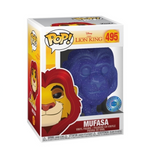 Mufasa Spirit #495 Funko Pop displayed inside the box, front view