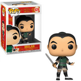 Mulan #629 Disney Mulan Funko Pop! figure in box and out of box as Ping holding sword