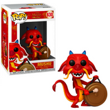 Mushu #630 Mulan Disney Funko Pop! figure in box and out of box with gong