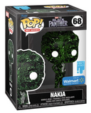 Nakia Black Panther Funko Pop #68 Art Series Walmart Exclusive with hard case in box