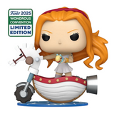 Nami #128 One Piece Funko Pop Rides out of box — White Hobby Horse, 2025 Wondrous Convention