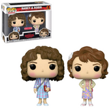 Nancy & Robin Stranger Things Funko Pop Target Exclusive shown in and out of the box.