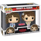 Nancy & Robin Stranger Things Funko Pop Target Exclusive inside the box.