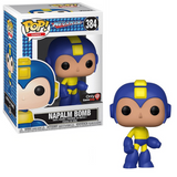 Napalm Bomb #384 Mega Man Funko Pop Game Stop Exclusive in box and out of box