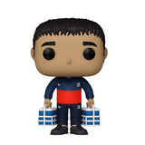 Nate Shelley with Water #1511 Ted Lasso Funko Pop TV figure out of box, front view