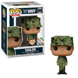navy sailor female usn funko pop in box and out of box