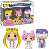 Neo Queen Serenity Small Lady King Endymion Sailor Moon 3 Pack Funko Pop Hot Topic Exclusive in box and out of box